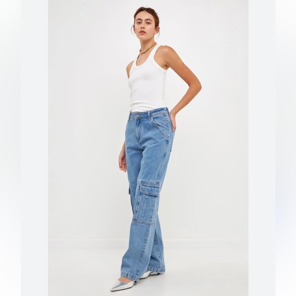 Gray Lab cargo jeans